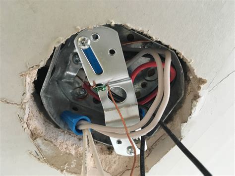 how to remove ceiling fan junction box|installing junction box in ceiling.